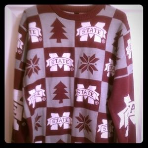 NWT Mississippi State ugly winter sweater